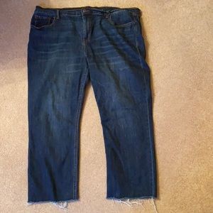 Old Navy flare jeans w/ fringe, size 18